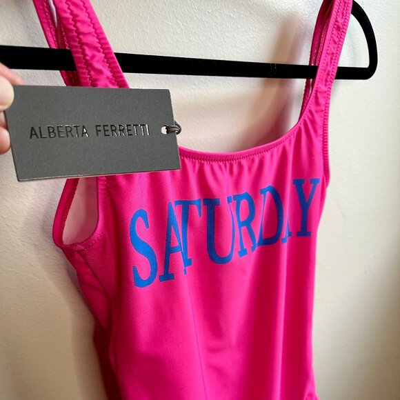Alberta Ferretti Saturday Pink Bathing Suit - Picture 5 of 5